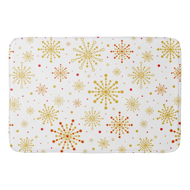 Tapis De Bain Retro Atomic Mid-Century Modern Pattern (Devant)