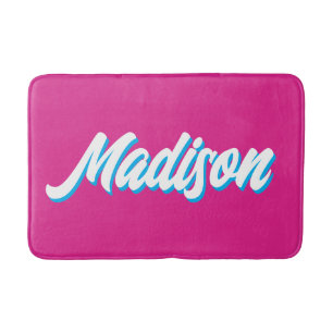 Tapis De Bain Retro Nom personnalisé Cadeau Super personnalisé