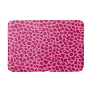 Tapis De Bain Retro Pink Cheetah Imprimer tendance y2k esthétiqu