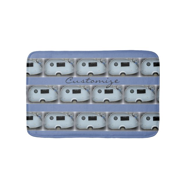 Tapis De Bain Rétros campeurs minuscules de caravane de larme (Devant)
