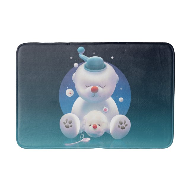 Tapis De Bain Rêve de Bichon Ice Shaver (Devant)