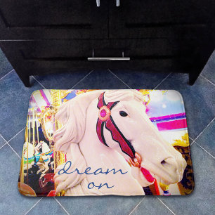 Tapis De Bain Rêver Sur Devis Carousel Horse Photo Bold Modern