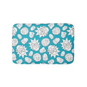 Tapis De Bain RICK ET MORTY™ Motif en chef de la famille Smi