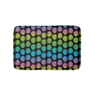 Tapis De Bain RICK ET MORTY™ Rainbow Rick Head motif