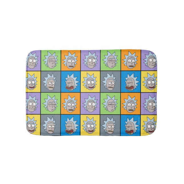 Tapis De Bain RICK ET MORTY™ | Rick's Moods (Devant)