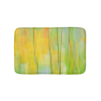 Tapis De Bain Rideau de douche multicolore jaune vert orange ble