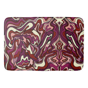 Tapis De Bain Riple framboise