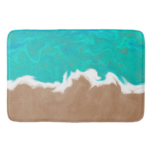 Tapis De Bain Rives du Paradis Plage de mer turquoise