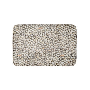 Tapis De Bain Rocks Stones Cobblestone Pathway Nature Photograph