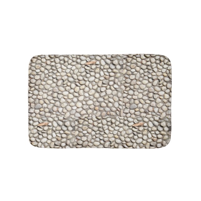 Tapis De Bain Rocks Stones Cobblestone Pathway Nature Photograph (Devant)