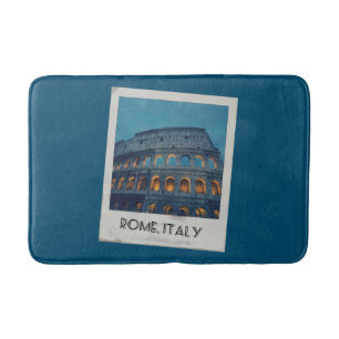 Tapis De Bain Roman Colosseum at Night