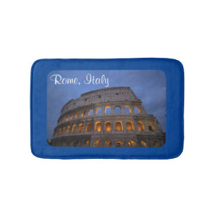 Tapis De Bain Roman Colosseum at Night