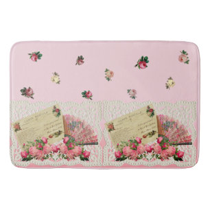 Tapis De Bain Romance Victorienne - Ventilateur Antique, Carte P