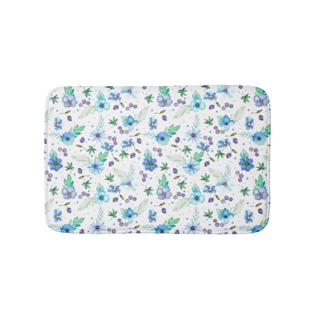 Tapis De Bain Rose bleu (Devant)