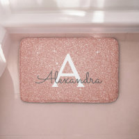 Rose Gold Pink Sparkle Parties scintillant Nom du 
