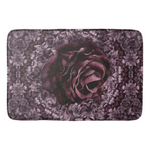 Tapis De Bain Rose Mandala