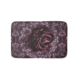 Tapis De Bain Rose Mandala