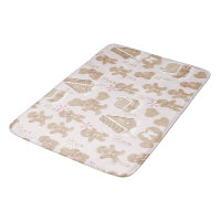 Rose! Pain de gingembre Porte de Noël Tapis/Mat