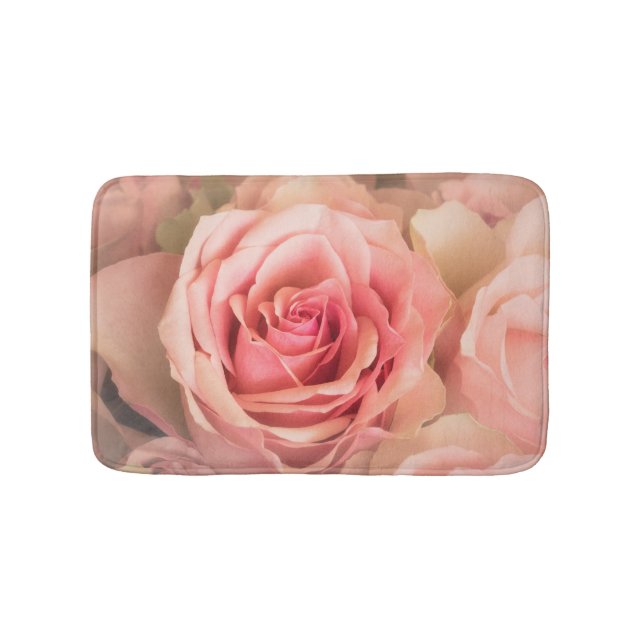 Tapis De Bain Rose souple (Devant)