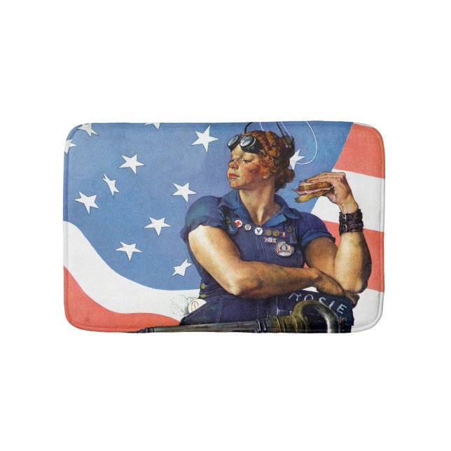 Tapis De Bain "Rosie le Riveter" (Devant)