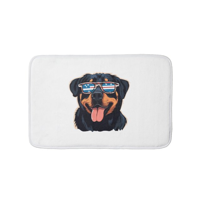Tapis De Bain Rottweiler Puppy (Devant)
