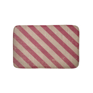tapis de bain rouge de Noël de sucre de canne de