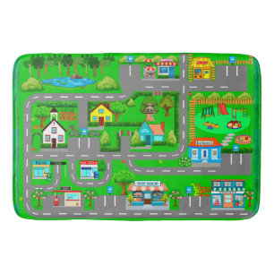 Tapis De Bain Routes pour voitures