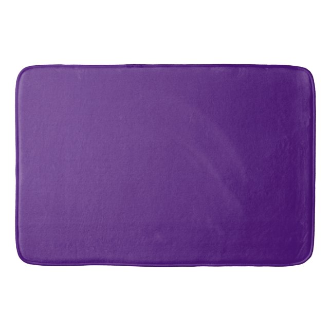Tapis De Bain Royal Purple : Couleur solide (Devant)