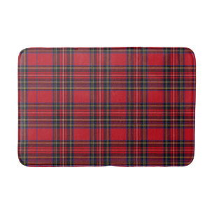 Tapis De Bain Royal Stewart Tartan Red Plaid