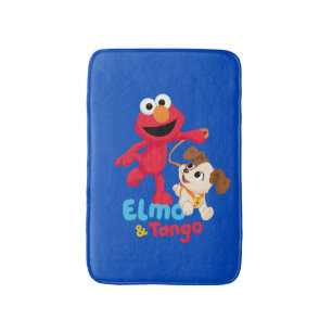 Tapis De Bain Rue Sésame Elmo & Tango Running