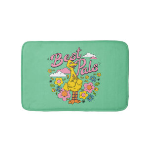 Tapis De Bain Rue Sésame Meilleurs potes d'oiseaux jaunes