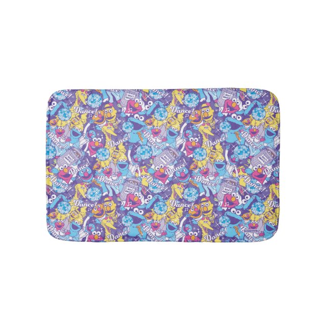 Tapis De Bain Rue Sésame | Motif de danse Super (Devant)