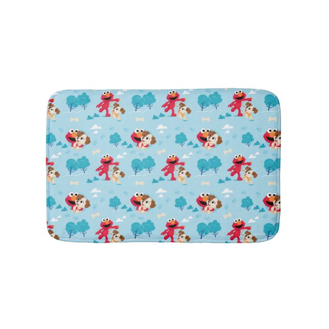 Tapis De Bain Rue Sésame | Motif Elmo & Tango (Devant)