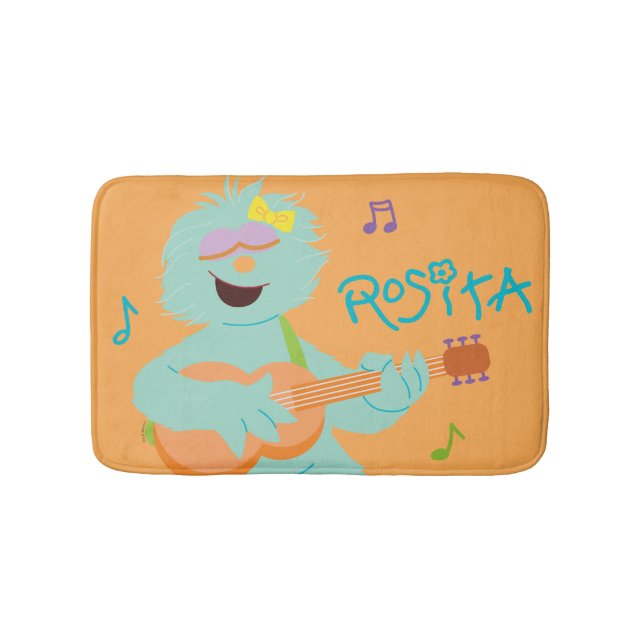 Tapis De Bain Rue Sésame | Rosita Jouer de la guitare (Devant)