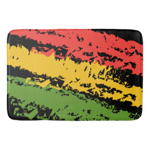Tapis De Bain Rugged Rasta rayures Design Bain Mat
