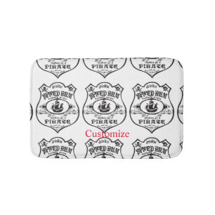 Tapis De Bain Rum épicé Pirate Boisson Thunder_Cove