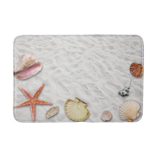 Tapis De Bain Sable et coquillages (Devant)