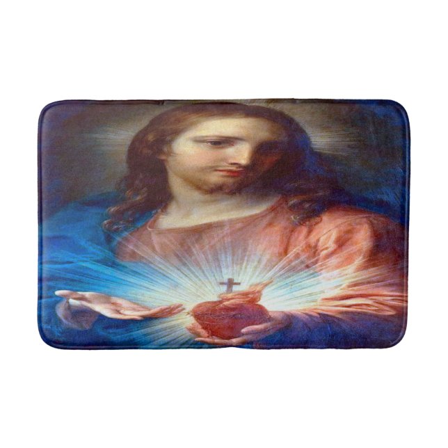 Tapis De Bain Sacré Coeur de Jésus (Devant)