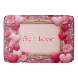 Tapis de bain Saint-Valentin pour amoureux de bain