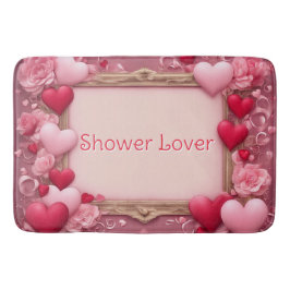 Tapis de bain Saint-Valentin pour amoureux de la d