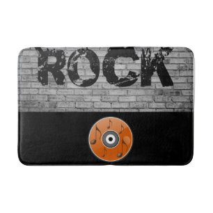 Tapis De Bain salle de bain de guitare de musique