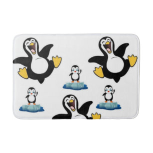 Tapis De Bain Salle de bain en pingouin