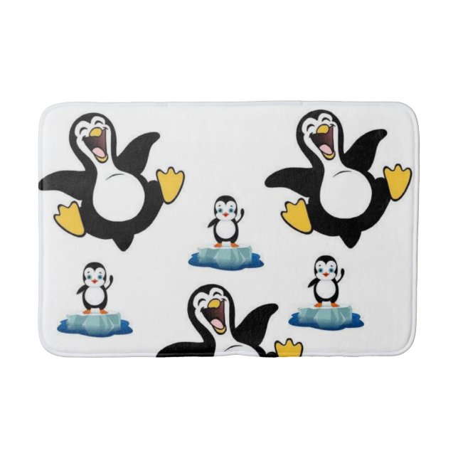 Tapis De Bain Salle de bain en pingouin (Devant)