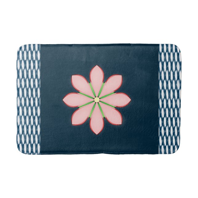 Tapis De Bain Salle de bain fleurie (Devant)