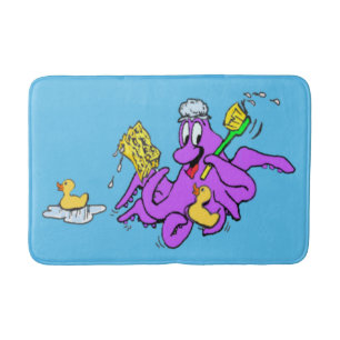Tapis De Bain Salle de bain Octopus Bain Mat personnalisable