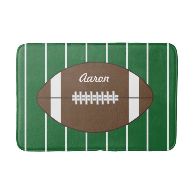 Tapis De Bain Salle de bain pour enfants personnalisée Football  (Devant)