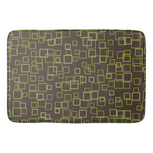 Tapis De Bain Salle de bain Retro Brown Chaux Salle de bain Mat