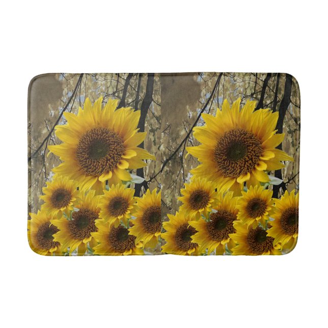 Tapis De Bain Salle de bain Sunflower (Devant)