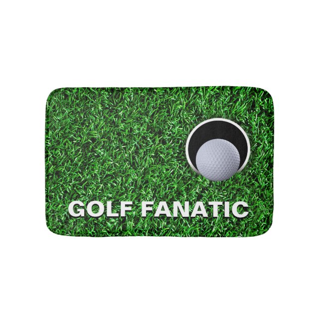 Tapis De Bain Salles de bain pour hommes fanatiques de golf (Devant)