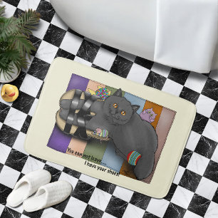 Tapis De Bain Sandales British Shorthair Prêtes pour la Plage Dr